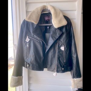 Vigoss Leather & Fur Jacket
